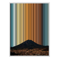 12×20" Metallic Float Frame Canvas - White Frame variant