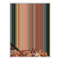 12×20" Metallic Float Frame Canvas - White Frame variant