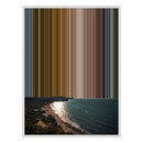 12×20" Metallic Float Frame Canvas - White Frame variant