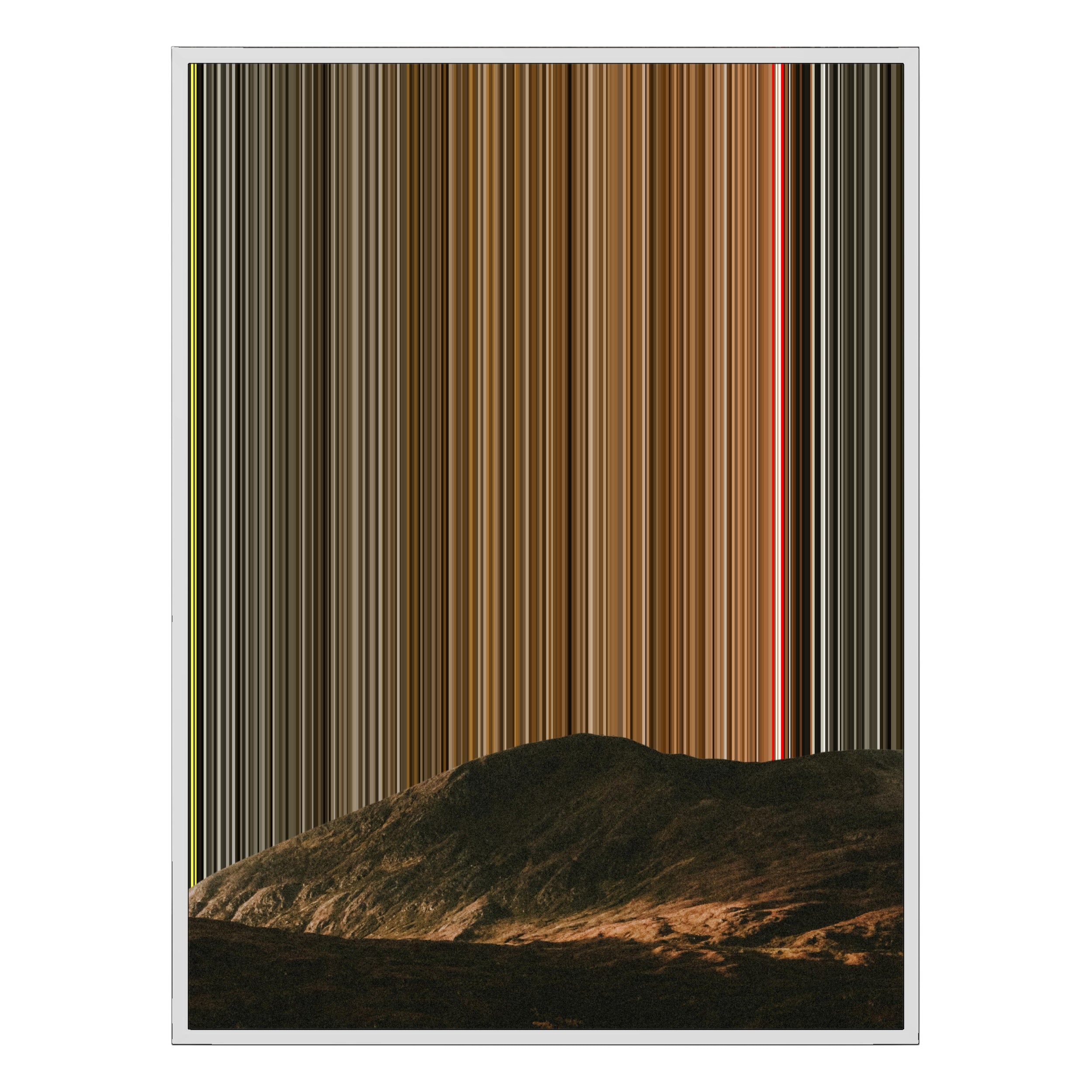 12×20" Metallic Float Frame Canvas - White Frame variant