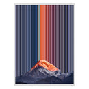 12×20" Metallic Float Frame Canvas - White Frame variant