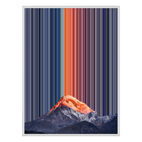 12×20" Metallic Float Frame Canvas - White Frame variant