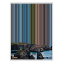 12×20" Metallic Float Frame Canvas - White Frame variant