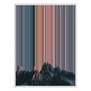 12×20" Metallic Float Frame Canvas - White Frame variant