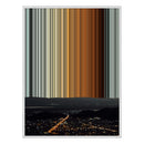 12×20" Metallic Float Frame Canvas - White Frame variant