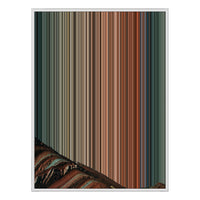 12×20" Metallic Float Frame Canvas - White Frame variant