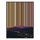 14×8" Metallic Float Frame Canvas - Brown Frame variant