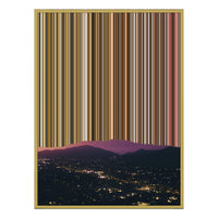 14×8" Metallic Float Frame Canvas - Gold Frame variant