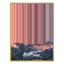 14×8" Metallic Float Frame Canvas - Gold Frame variant