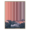 14×8" Metallic Float Frame Canvas - Natural Frame variant