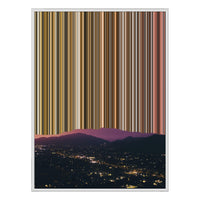 14×8" Metallic Float Frame Canvas - White Frame variant