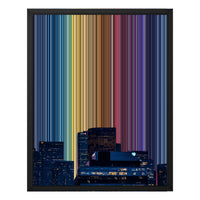 16×20" Float Frame Canvas - Black Frame variant
