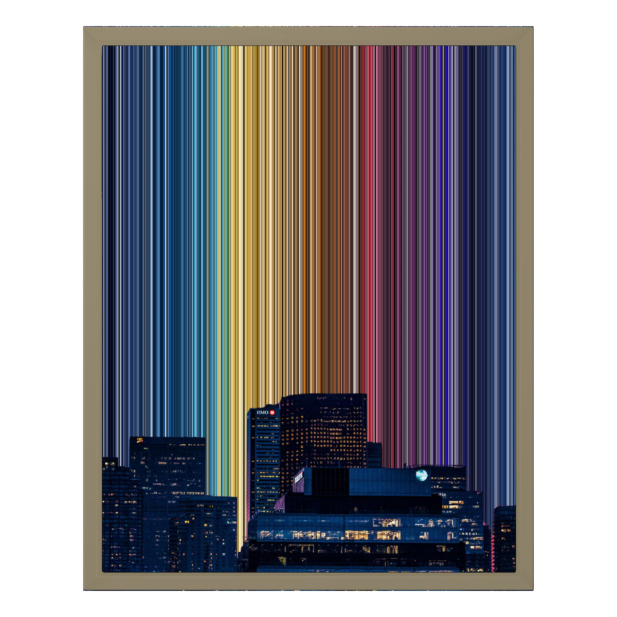 16×20" Float Frame Canvas - Natural Frame variant
