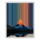 Leinwandbild mit Schattenfugenrahmen im Format 16×20", weißer Rahmen