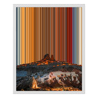 Canvastavla i floaterram, 16×20", vit ram