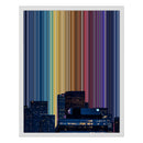 16×20" Float Frame Canvas - White Frame variant