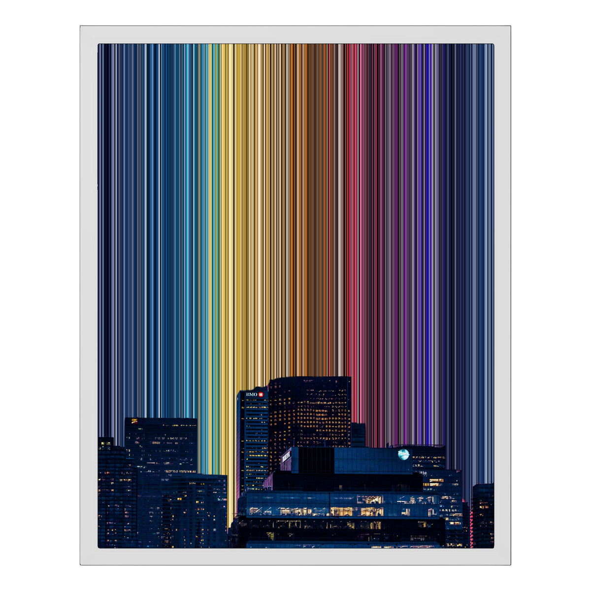 16×20" Float Frame Canvas - White Frame variant