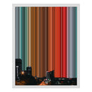 16×20" Float Frame Canvas - White Frame variant