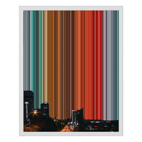 16×20" Float Frame Canvas - White Frame variant