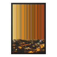 18×22" Metallic Float Frame Canvas - Black Frame variant