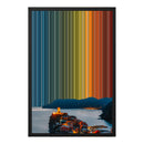 18×22" Metallic Float Frame Canvas - Black Frame variant