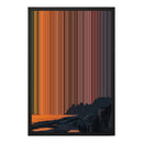 18×22" Metallic Float Frame Canvas - Black Frame variant