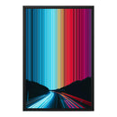 18×22" Metallic Float Frame Canvas - Black Frame variant