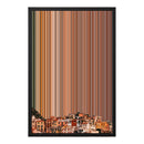 18×22" Metallic Float Frame Canvas - Black Frame variant