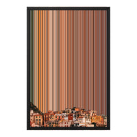 18×22" Metallic Float Frame Canvas - Black Frame variant