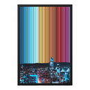 18×22" Metallic Float Frame Canvas - Black Frame variant