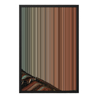 18×22" Metallic Float Frame Canvas - Black Frame variant