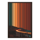 18×22" Metallic Float Frame Canvas - Brown Frame variant