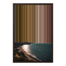 18×22" Metallic Float Frame Canvas - Brown Frame variant