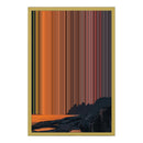 18×22" Metallic Float Frame Canvas - Gold Frame variant