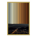 18×22" Metallic Float Frame Canvas - Gold Frame variant