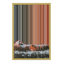 18×22" Metallic Float Frame Canvas - Gold Frame variant