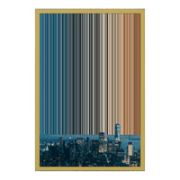 18×22" Metallic Float Frame Canvas - Gold Frame variant