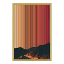 18×22" Metallic Float Frame Canvas - Gold Frame variant