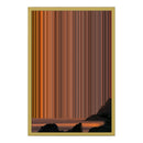 18×22" Metallic Float Frame Canvas - Gold Frame variant