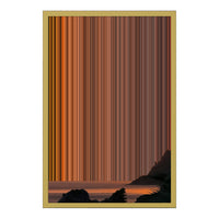 18×22" Metallic Float Frame Canvas - Gold Frame variant