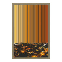 18×22" Metallic Float Frame Canvas - Natural Frame variant