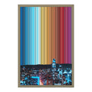 18×22" Metallic Float Frame Canvas - Natural Frame variant