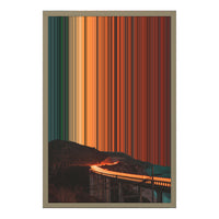 18×22" Metallic Float Frame Canvas - Natural Frame variant