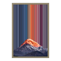 18×22" Metallic Float Frame Canvas - Natural Frame variant