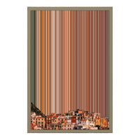 18×22" Metallic Float Frame Canvas - Natural Frame variant