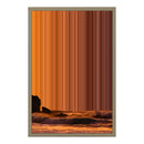 18×22" Metallic Float Frame Canvas - Natural Frame variant