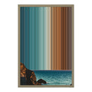 18×22" Metallic Float Frame Canvas - Natural Frame variant