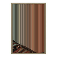 18×22" Metallic Float Frame Canvas - Natural Frame variant