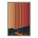 18×22" Metallic Float Frame Canvas - Natural Frame variant