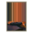 18×22" Metallic Float Frame Canvas - Natural Frame variant